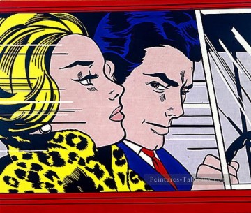 車の中で 1963 ロイ・リキテンスタイン Oil Paintings